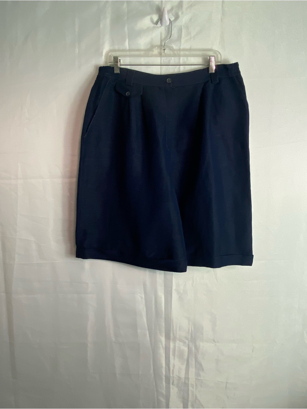 Women's Navy Skort with Classic Waist